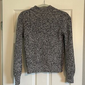 Men's Black and White Sweater